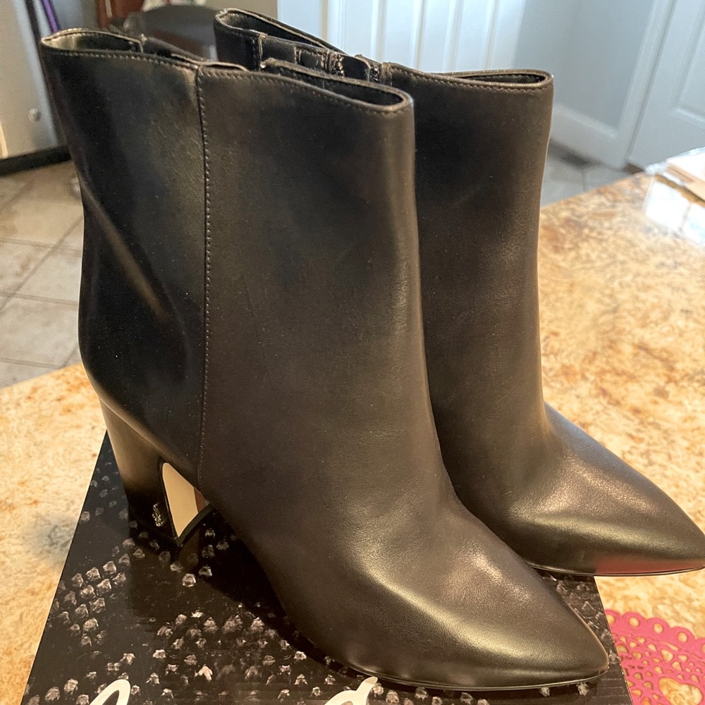 Sam Edelman black ankle boots